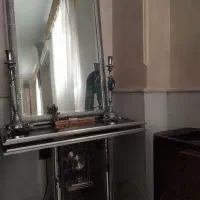 آینه شمعدان سالم با ساعت