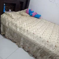 روتختی دونفره حریرخامه دوری عروسکی چند تیکه