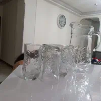 ست پارچ و لیوان ایرانی برگ