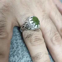 انگشتر نقره دست‌ساز مردانه