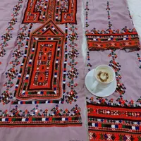 لباس تپه ای بلوچی زنانه پذیرفته میشوده|لباس|کهنوج, |دیوار