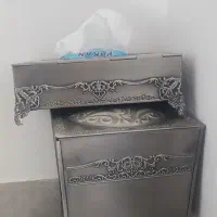 ست سطل و جعبه دستمال