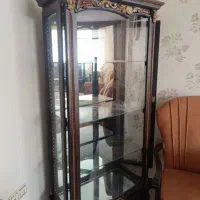 بوفه ویترین چوبی