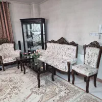 فروش مبل استیل در حد نو بوفه در حد نو و راحتی