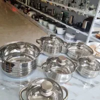 سرویس قابلمه استیل  کرکماز  ۱۶پ