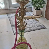 قلیون تنه برنجی طرح دار