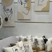 کوسن و تابلو ست