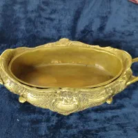 سرویس آیینه وشمعدان وساعت برنج