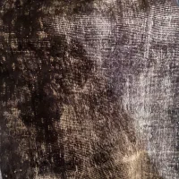 فرش وینتیج سنگشور شش متری مشکی تاتی هوم Tati Home