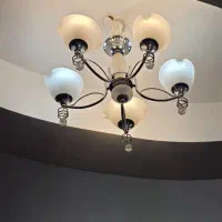 لوستر پنج شعله در حد نو