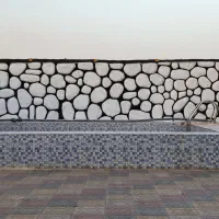 طرح سنگ ، نما سیمانی