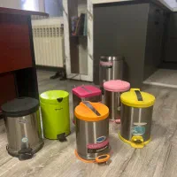 سطل حمام و توالت استیل ۳ لیتری و ۵ لیتری(خارجی)