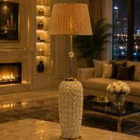 آباژور مدرن شید مکرومه بافی