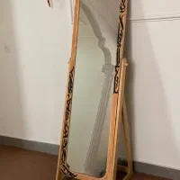 رگال و آینه قدی تمام چوب