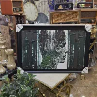 بوم تابلو کوچک ۶۰ در ۹۰ متنوع مدل مغز سبز متفکر