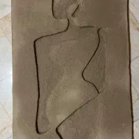 تابلو مجسمه ظرف مینیمال پاپیه