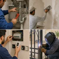 جوشکاری سیار ، لوله‌کشی ، برق‌کاری رمکان