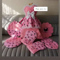 سرویس آشپزخانه پارچه ای پروانه