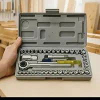 جعبه 46 عددی آچار جغجغه دو و چهارسو الن و بیت|ابزارآلات|مشهد, ابوذر|دیوار