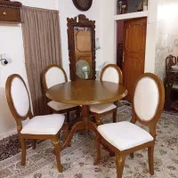 میز ناهار خوری ۴ و ۶ نفره تعدادی دست آخر کارگاه