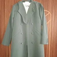 مانتو سبز آبی سایز ۴۲