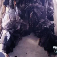 پرده رنگ مشکی.باتزعینات