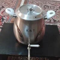 اصل استیل طرح برجسته کتری سماوری