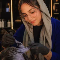 رنگ مو فقط هزینه مواد