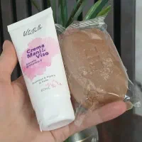 صابون وکرم روشن کننده صورت وبدن