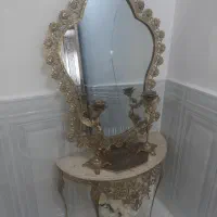ایینه شمعدان برنجی