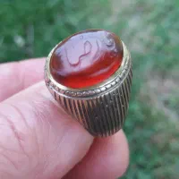یمنی خطی کهنه رکاب برنجی