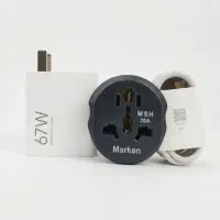 شارژروکابل ۶۷وات شیائومی اصلی وسرکارتنی تبدیل هدیه