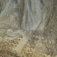 پرده تور و ساتن
