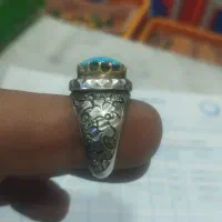 فیروزه نیشابور رکاب دست وزن نوزده گرم