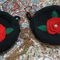 دو عدد کیف بافتنی دخترانه نو