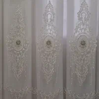 پرده تور کتیبه ای