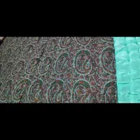 لحاف ترمه نو سبز زربافت اصل یزد .مناسب جهیزیه