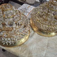 لوستر سقفی طلایی