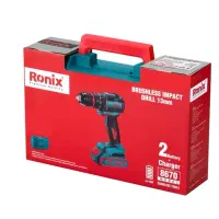 دریل شارژی براش لس 20 ولت چکشی 13mm