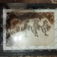 تابلو چرم چهار قل