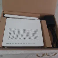 مودم روتر. فیبر نوری. wifi.کاملا آکبند برق نخورده