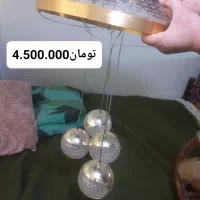 لوستر و آباژور نو اصلا استفاده نشده (توضیحات)