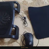 موس،پد موس،فن سردکن چراغدار لپ تاپ
