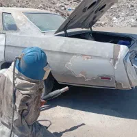 سندبلاست خشک و رنگ آمیزی صنعتی(سیار و ثابت)