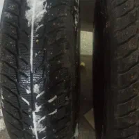 لاستیک یخ شکن پژو با رینگ