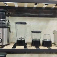 آبمیوه گیری 4کاره مخلوط کن آسیاب گلویی استیل هوکو