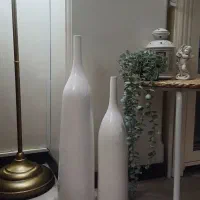 گلدان سفید طرح ایکیا
