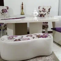 میز نهار خوری ۶نفره.صندلی مدیریتی. تلویزیون.اتوپرس