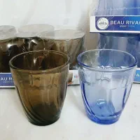 ظروف دورالکس آبی دودی صورتی اصل فرانسه نووآک