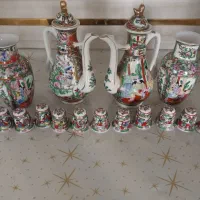 ظروف گل مرغی قدیمی